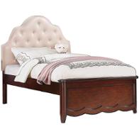 30260t Acme Furniture Cecilie - Cherry Bedroom Furniture Bed