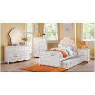 30305f Acme Furniture Cecilie - White Bedroom Furniture Bed