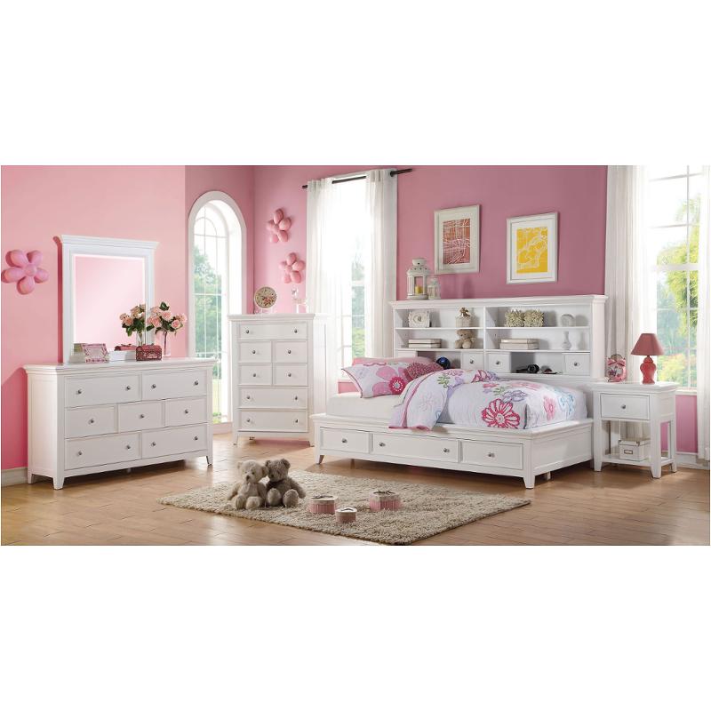 30595f Acme Furniture Lacey - White Bedroom Furniture Daybed