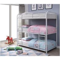 38110 Acme Furniture Cairo - White Bedroom Furniture Bed