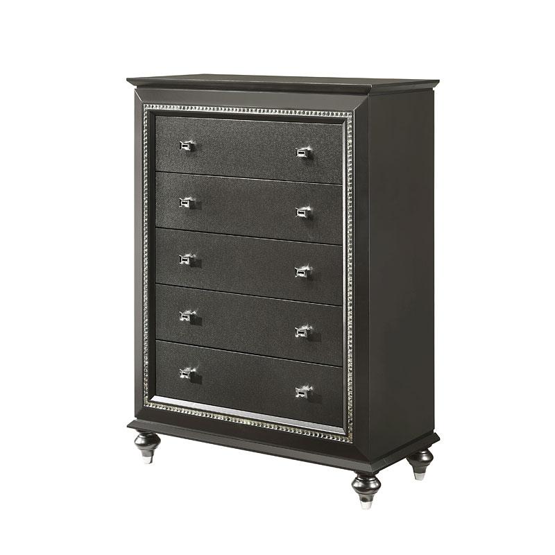 27286 Acme Furniture Kaitlyn - Metallic Gray Bedroom Furniture Chest