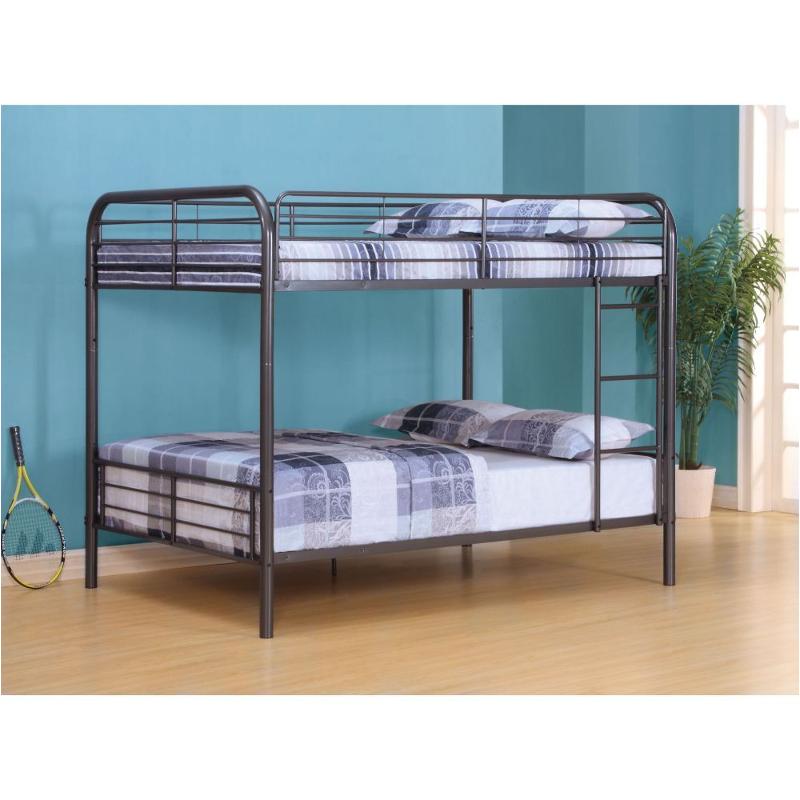 37435 Acme Furniture Bristol - Gunmetal Bedroom Furniture Bed