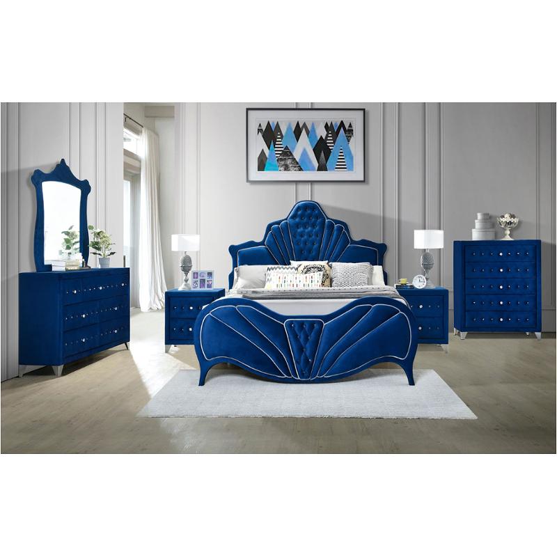 24217ek Acme Furniture Dante - Blue Bedroom Furniture Bed