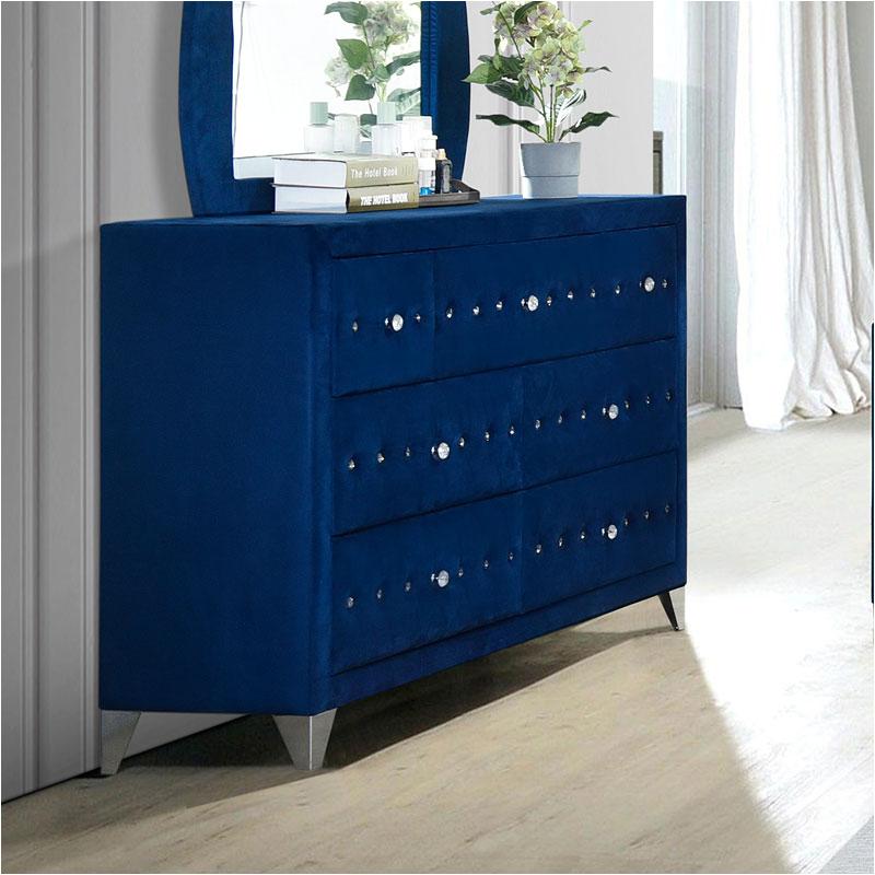 24225 Acme Furniture Dante - Blue Bedroom Furniture Dresser