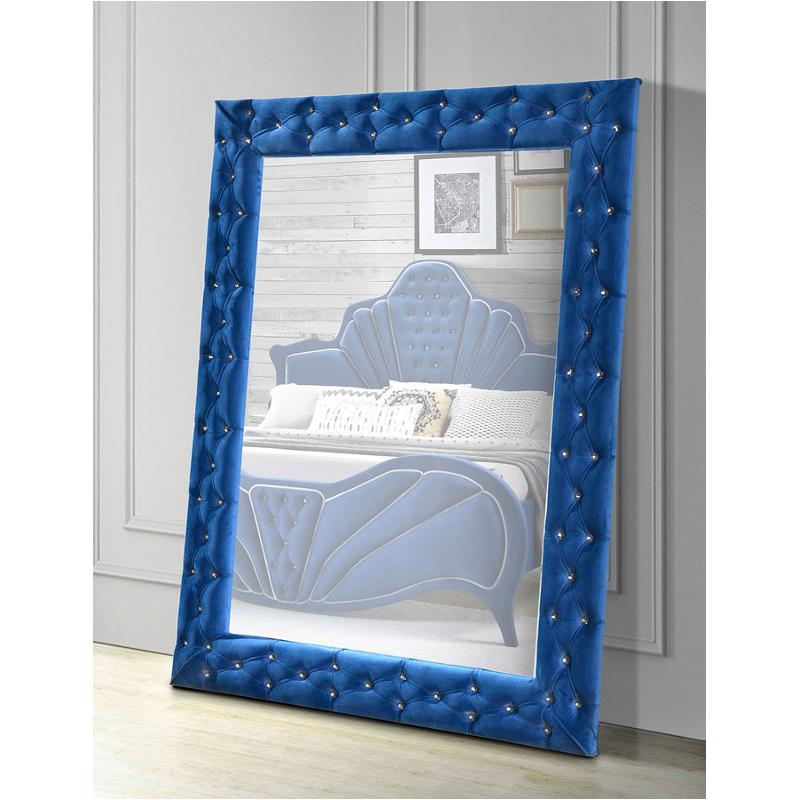 24238 Acme Furniture Dante - Blue Bedroom Furniture Floor Mirror