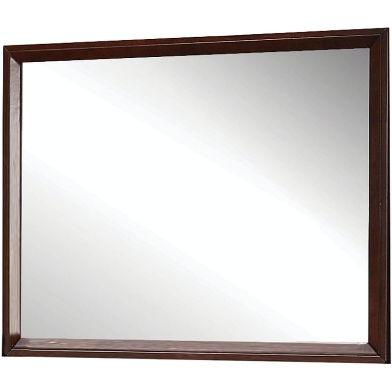 20404 Acme Furniture Ilana - Brown Cherry Bedroom Furniture Mirror