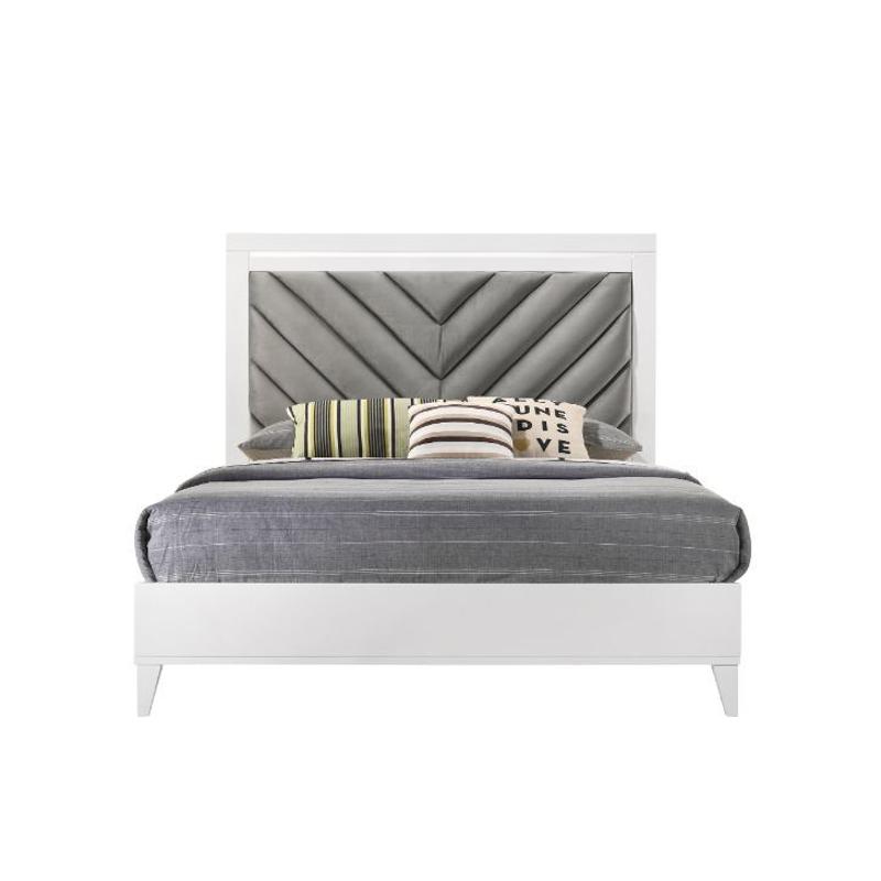 27390q Acme Furniture Chelsie - White Bedroom Furniture Bed