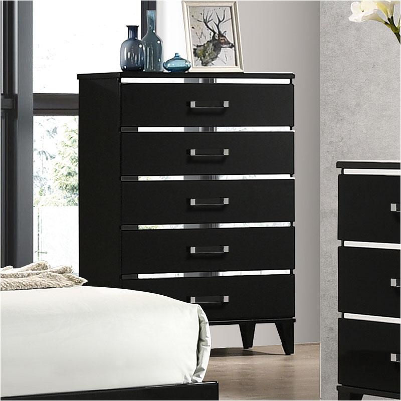 27416 Acme Furniture Chelsie - Black Bedroom Furniture Chest