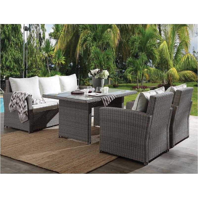 45070 Acme Furniture Tahan Outdoor Furniture Patio Table