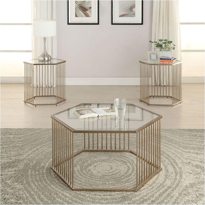 81240 Acme Furniture Oaklie Living Room Furniture Cocktail Table