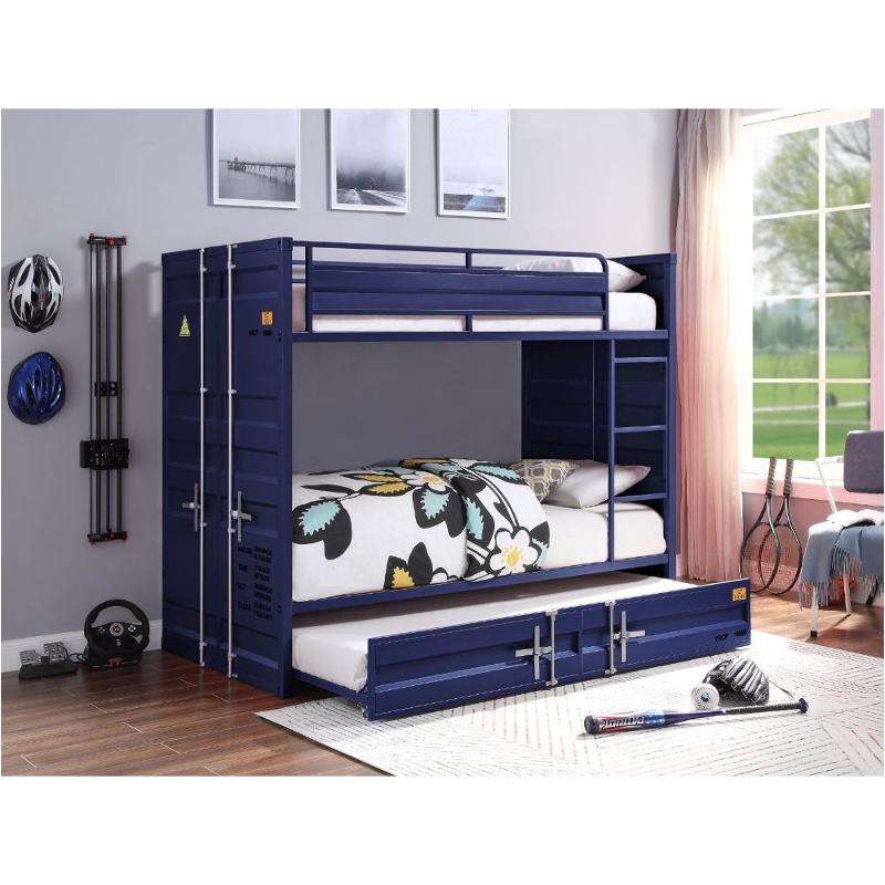 37900 Acme Furniture Cargo - Gunmetal Bedroom Furniture Bed