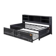 38270 Acme Furniture Cargo - Gunmetal Bedroom Furniture Bed