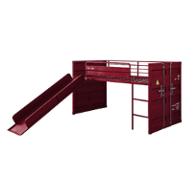 38300 Acme Furniture Cargo - Red Bedroom Furniture Bed