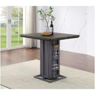 77905 Acme Furniture Cargo - Gunmetal Dining Room Furniture Counter Height Table