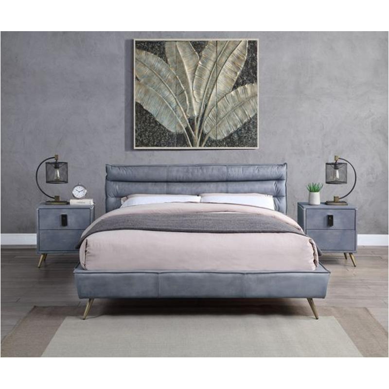 Bd00562ek Acme Furniture Doris - Gray Bedroom Furniture Bed