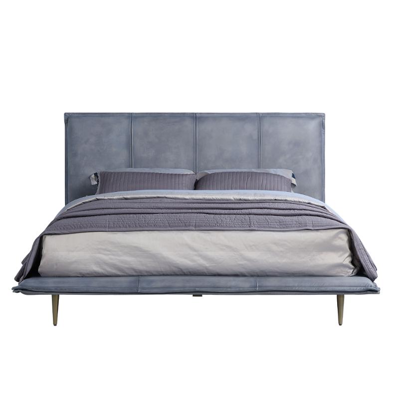 Bd00559q Acme Furniture Metis - Gray Bedroom Furniture Bed