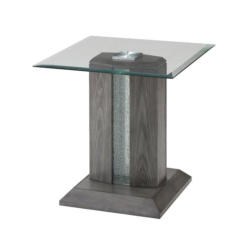 80672 Acme Furniture Bernice - Gray Oak Living Room Furniture End Table