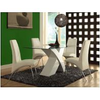 71105 Acme Furniture Pervis - White Dining Room Furniture Dining Table