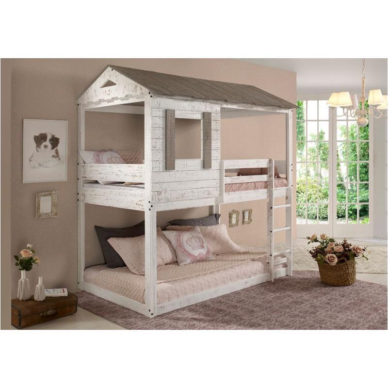 38135 Acme Furniture Darlene - White Bedroom Furniture Bed