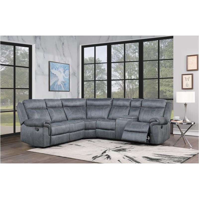 Lv00398 Acme Furniture Dollum - Gray Living Room Furniture Sectional