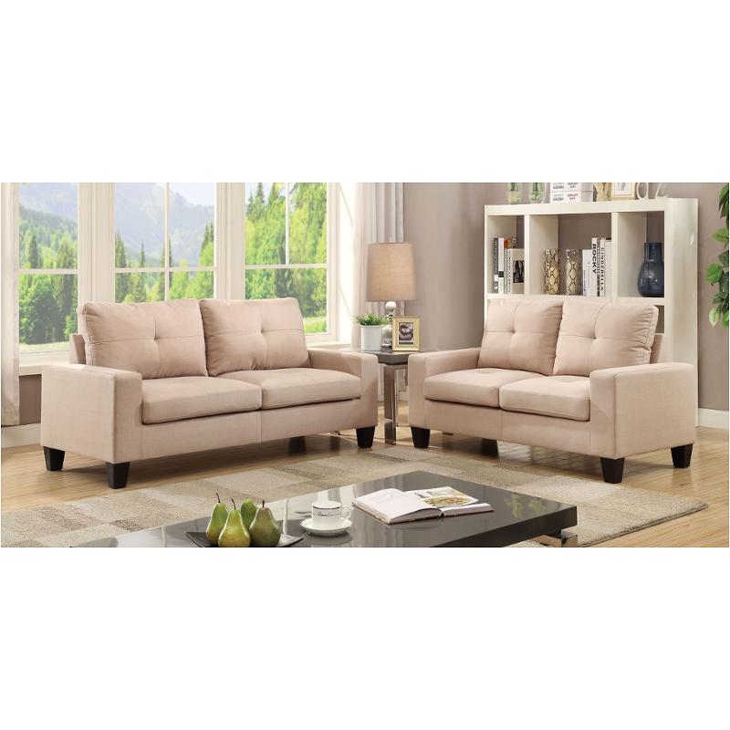 52740 Acme Furniture Platinum Ii - Beige Living Room Furniture Sofa