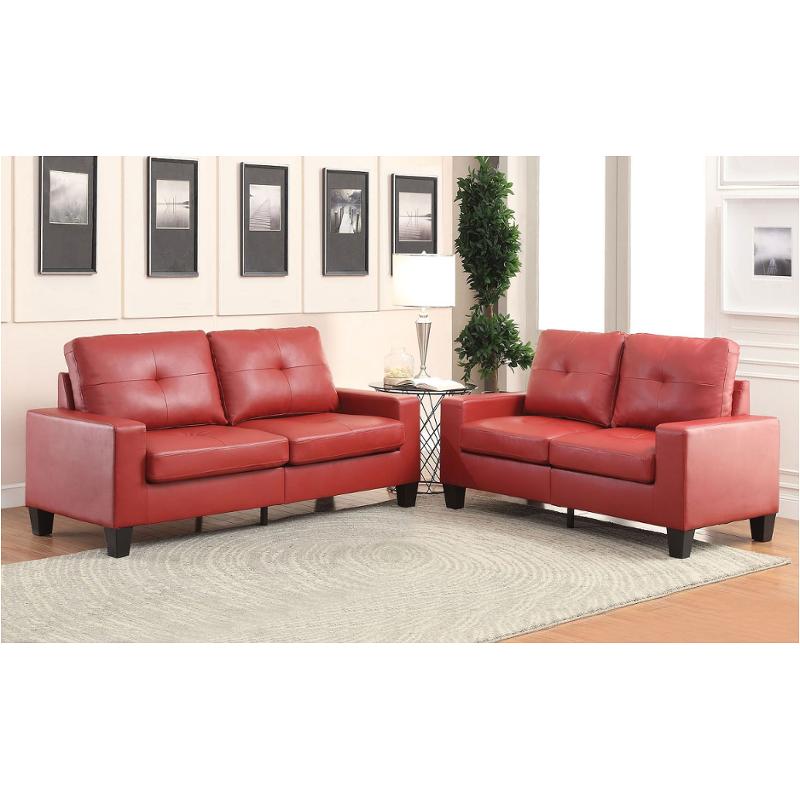 52745 Acme Furniture Platinum Ii - Red Living Room Furniture Sofa