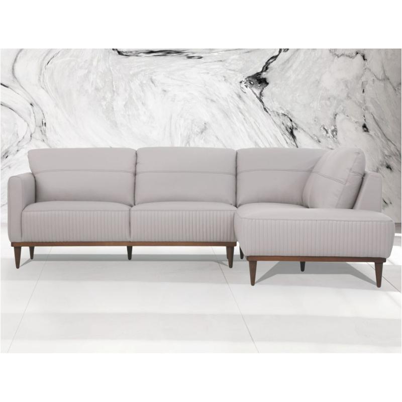 54970 Acme Furniture Tampa - Pearl Gray Living Room Furniture Sectional