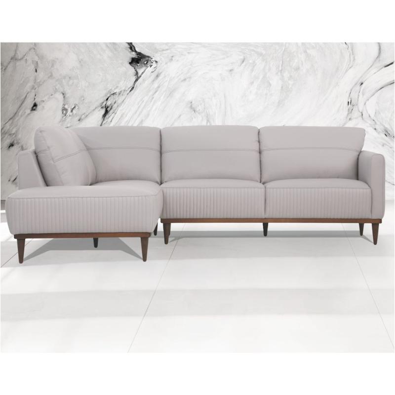 54990 Acme Furniture Tampa - Pearl Gray Living Room Furniture Sectional