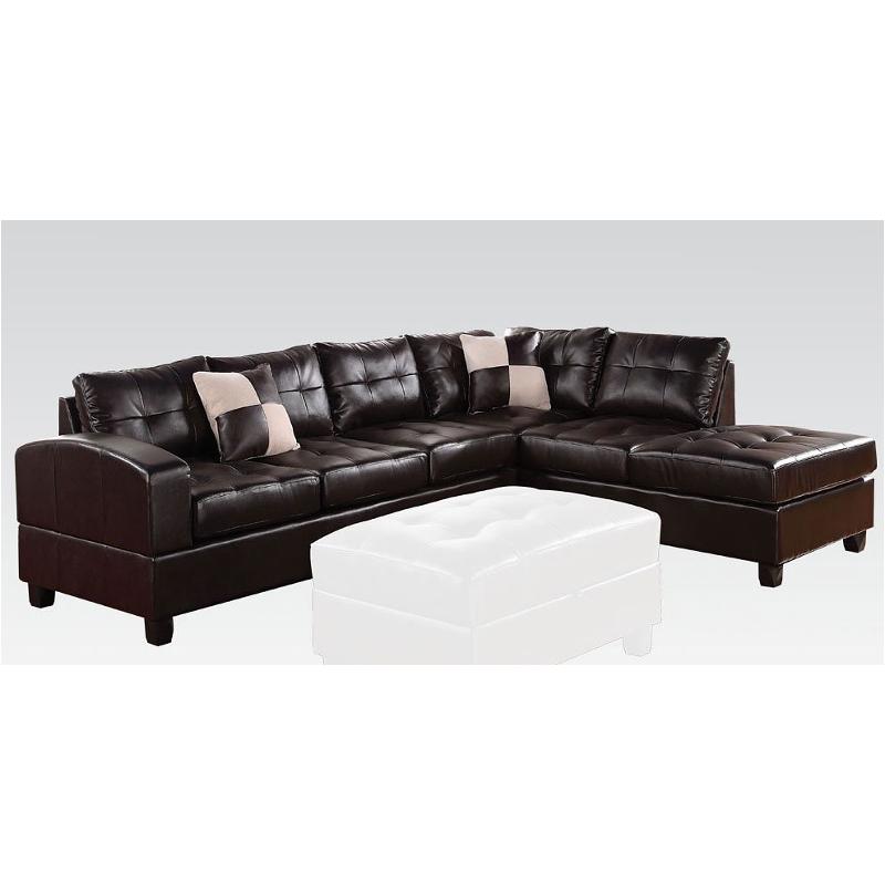 51195 Acme Furniture Kiva - Espresso Living Room Furniture Sectional