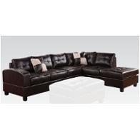 51195 Acme Furniture Kiva - Espresso Living Room Furniture Sectional