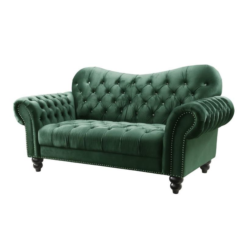 53402 Acme Furniture Iberis - Green Living Room Furniture Loveseat