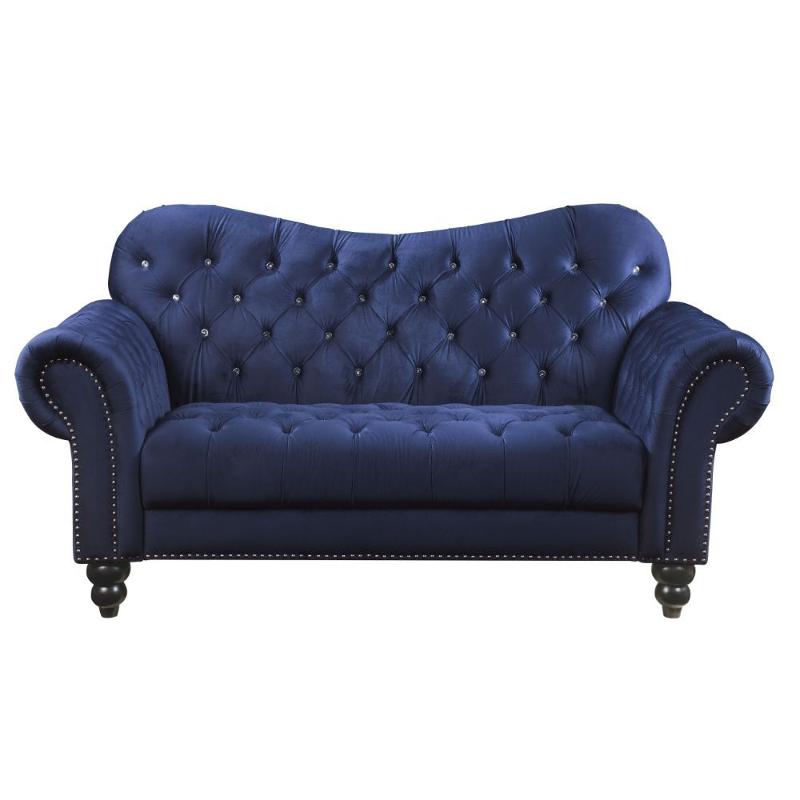 53407 Acme Furniture Iberis - Navy Living Room Furniture Loveseat