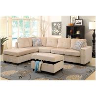 52705 Acme Furniture Belville - Beige Living Room Furniture Sectional