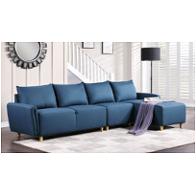 51820 Acme Furniture Marcin - Blue Living Room Furniture Sectional