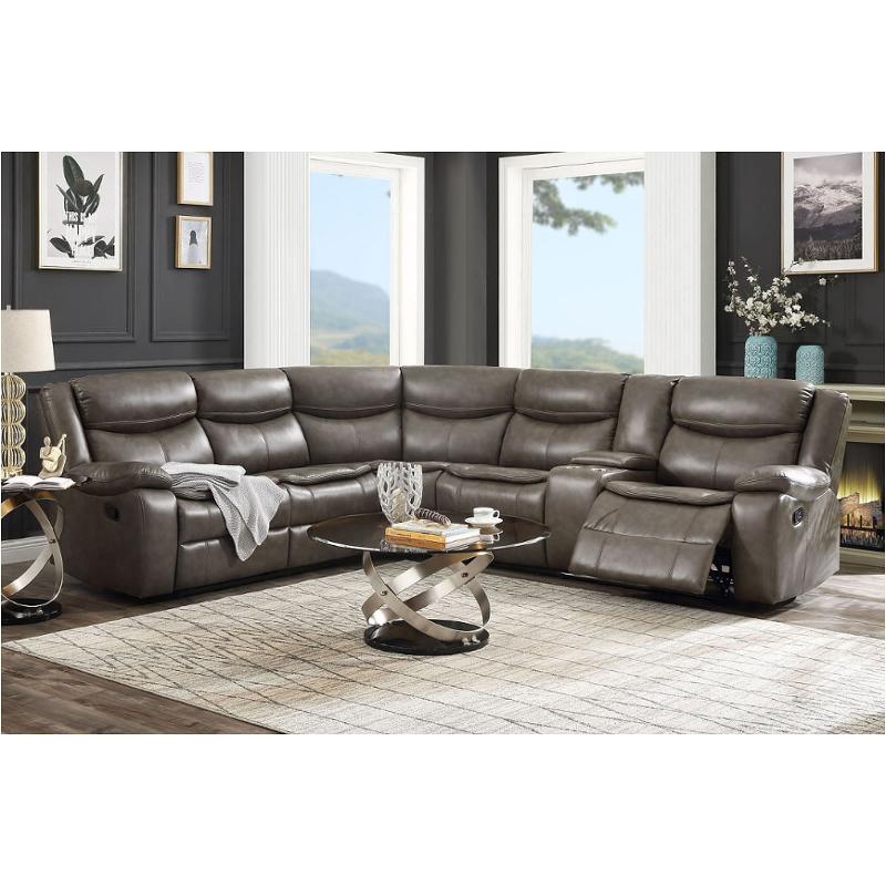 52540 Acme Furniture Tavin - Taupe Living Room Furniture Sectional