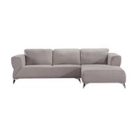 55095 Acme Furniture Josiah - Gray Living Room Furniture Sectional