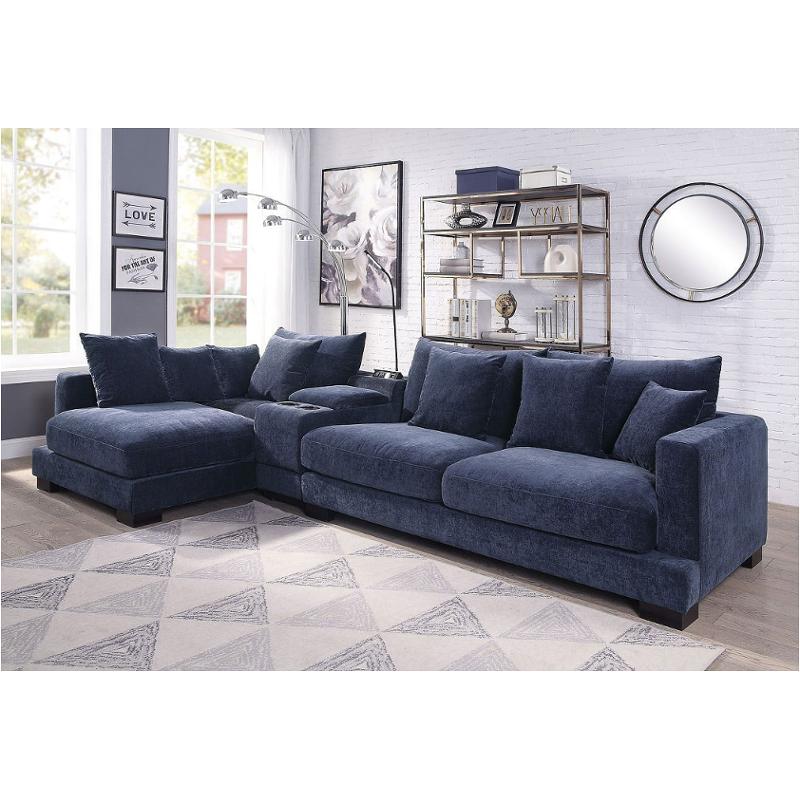 55205 Acme Furniture Elika Living Room Furniture Sectional