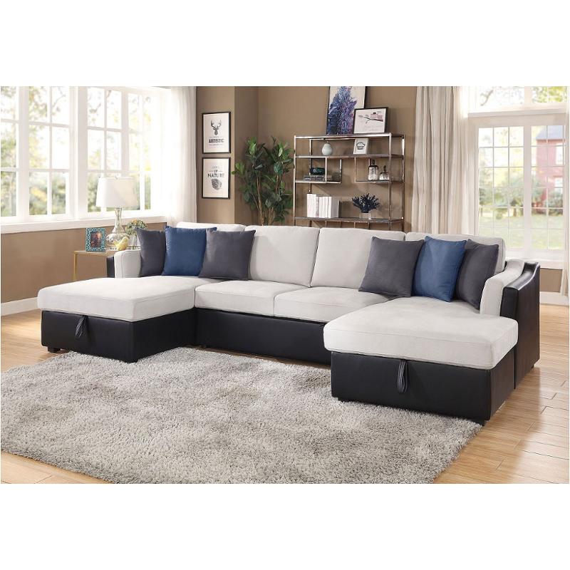 56015 Acme Furniture Merill Living Room Furniture Sectional