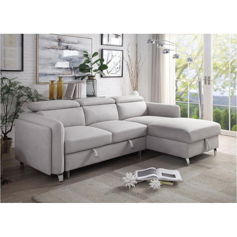 56040 Acme Furniture Reyes Living Room Furniture Sectional