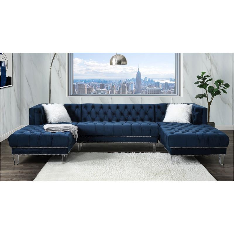 57365 Acme Furniture Ezamia Living Room Furniture Sectional