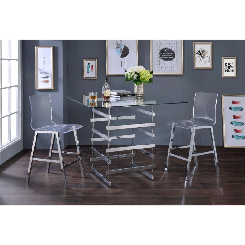 72590 Acme Furniture Nadie Dining Room Furniture Counter Height Table