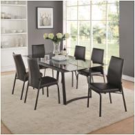 73155 Acme Furniture Osias - Black Dining Room Furniture Dining Table