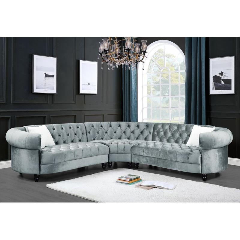 Lv00344 Acme Furniture Qulan Living Room Furniture Sectional