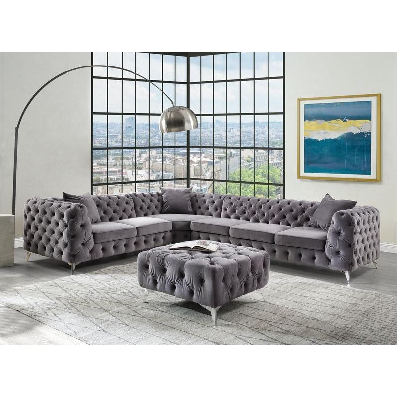 Lv00335 Acme Furniture Wugtyx Living Room Furniture Sectional