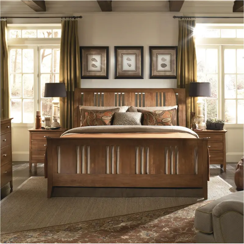 63-150p Kincaid Furniture Cherry Park Bedroom Furniture Bed