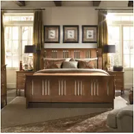 63-150p Kincaid Furniture Cherry Park Bedroom Furniture Bed