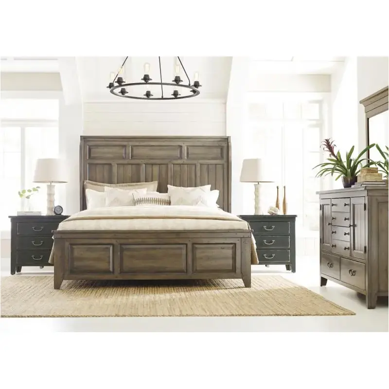 860-306p Kincaid Furniture Mill House Bedroom Furniture Bed