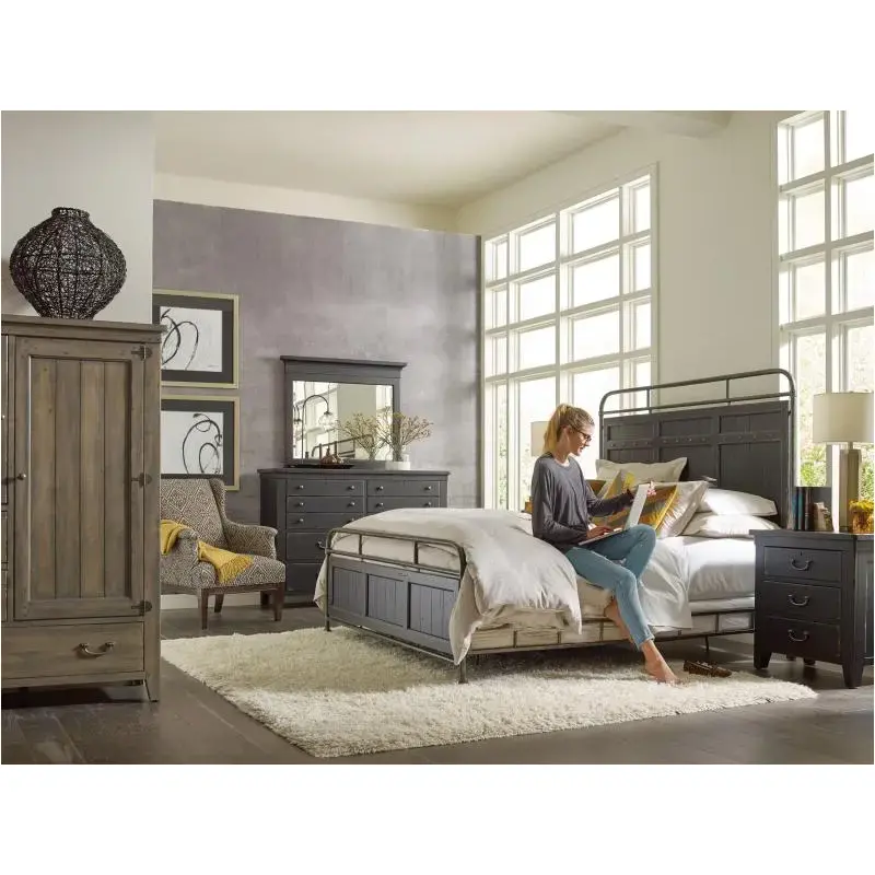 860-395ap Kincaid Furniture Mill House Bedroom Furniture Bed