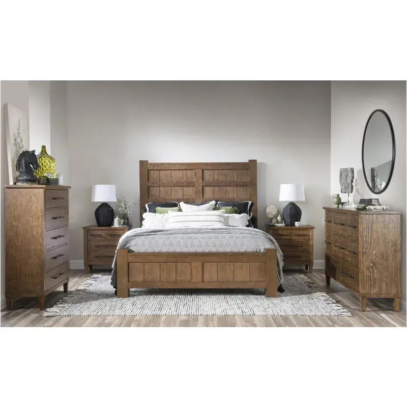 Bed/dresser/mirror/nightstand