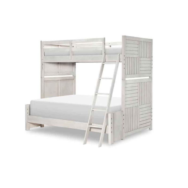 0833-8130-fl Legacy Classic Furniture Summer Camp - Stone Path White Bedroom Furniture Bed